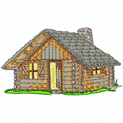 Houses Bulding Embroidery Design 1
